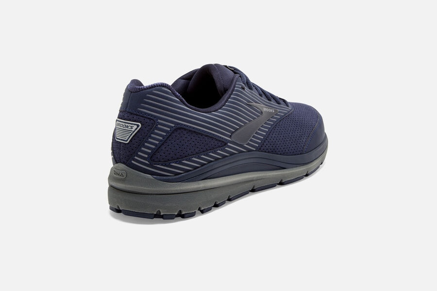 Brooks Indonesia Addiction Walker Suede Running Shoes Mens - Navy - 62TVSNDLB